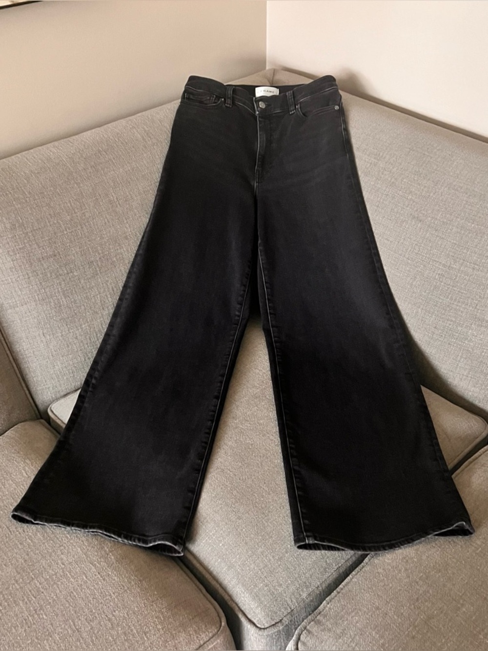 FRAME Le Slim Palazzo Jeans - Picture 10 of 14